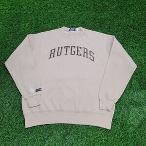 Vintage 90s Rutgers University Sweatshirt Large 24x26 Baggy